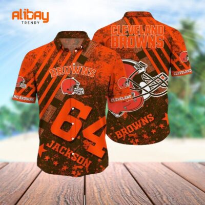 Personalized NFL Cleveland Browns Hawaiian Shirt Hot Summer Trending