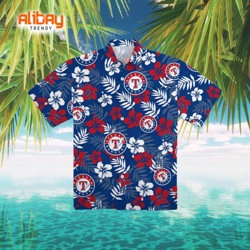Texas Tropic Rangers Paradise Aloha Shirt