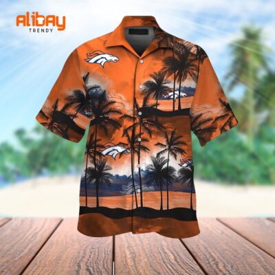 Tropical Paradise Denver Broncos Hawaiian Shirt