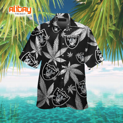 Tropical Paradise Las Vegas Raiders Hawaiian Shirt