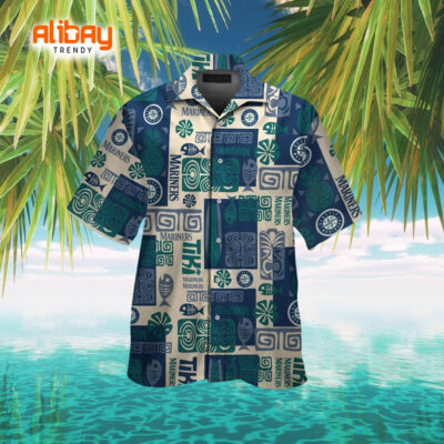 Tropical Paradise Seattle Mariners Hawaiian Shirt