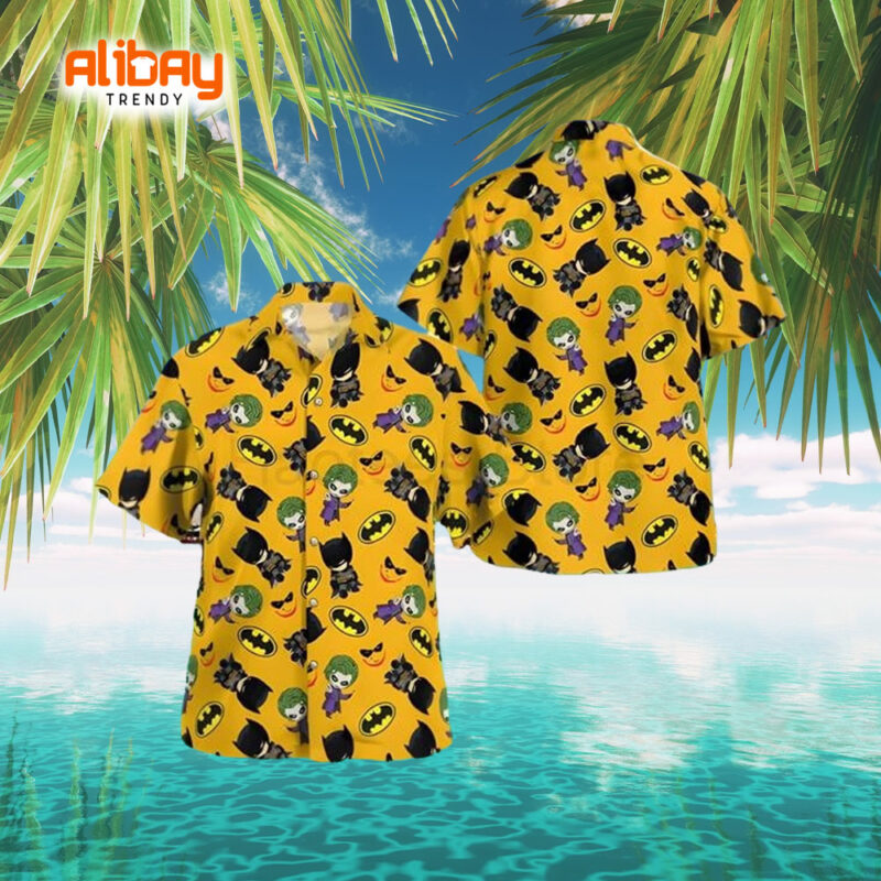 Batman And Joker Tropical Summer Hawaiian Shirt