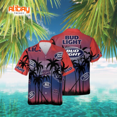 Bud Light Coconut Cove Hawaiian Shirt