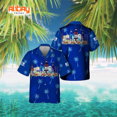 Bud Light Tropical Paradise Hawaiian Shirt