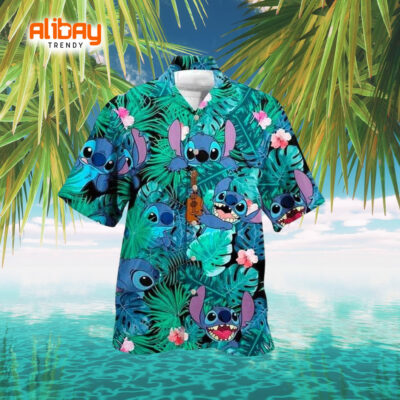 Lilo and Stitch Surfside Fun Hawaiian Shirt