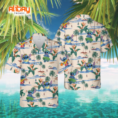 Lilo and Stitch Tropical Adventure Hawaiian Shirt