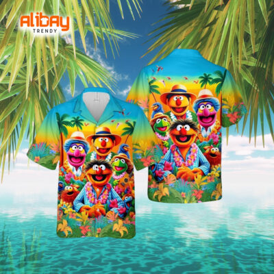 Muppet Animal Tropical Aloha 3D Hawaiian Shirt