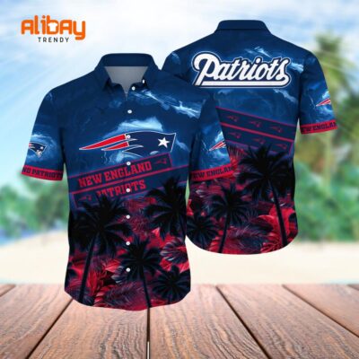 New England Patriots Hawaiian Shirt with Tropical Fusion