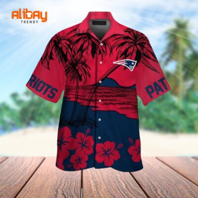 New England Patriots Island Vibes Hawaiian Shirt