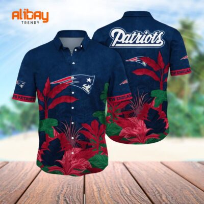 New England Patriots Tropical Delight Hawaiian Shirt