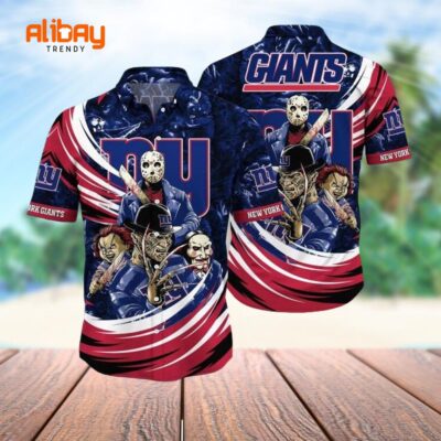 New York Giants Halloween Night Trendy Hawaiian Shirt