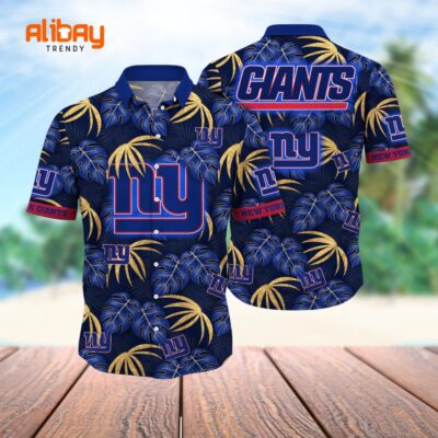 New York Giants Tropical Escape Hawaiian Shirt