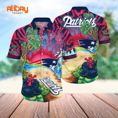 Patriots Island Breeze Hawaiian Shirt with Tropical Flair