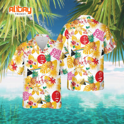 Pink Floyd Pineapple Tropical Hawaiian Shirt