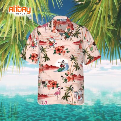 Santa's Island Vibes Christmas Hawaiian Shirt