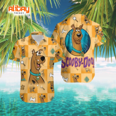 Scooby Doo The Detective Dog Yellow Hawaii Shirt