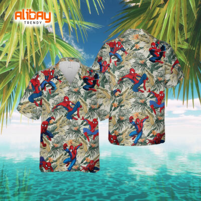 Spiderman Summer Swing Hawaiian Shirt