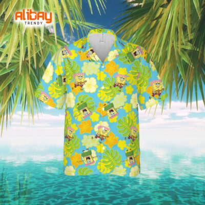Spongebob Coastal Cool Hawaiian Shirt
