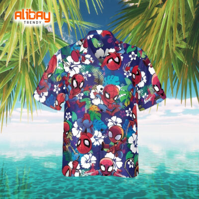 Superhero Tropical Spider Man Summer Vibes Hawaiian Shirt