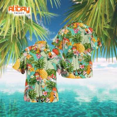 The Muppet Show Beaker Aloha Island Pineapple Shirt