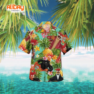 The Muppets Beaker Pineapple Fiesta Hawaiian Shirt
