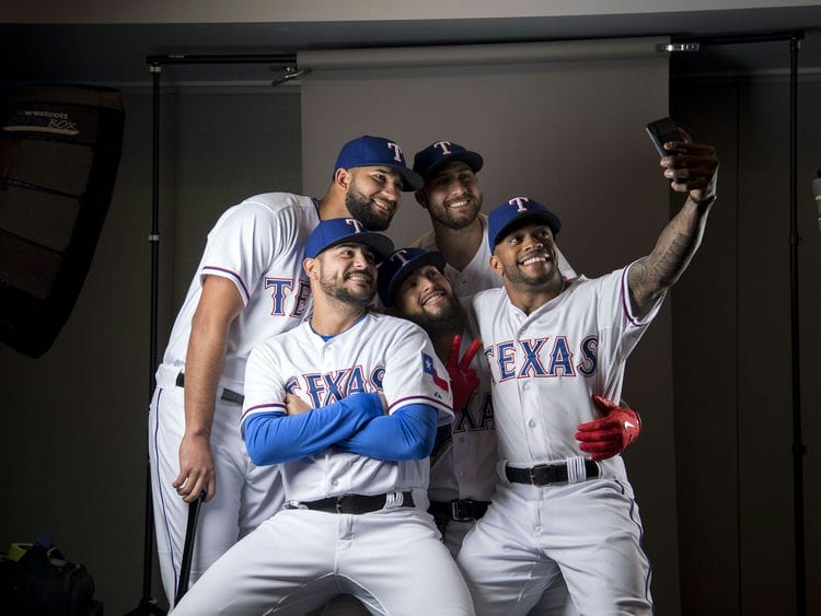 Who is on the Texas Rangers Roster c