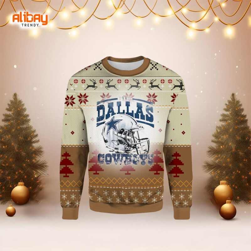 1960 Dallas Cowboy Ugly Christmas Sweater