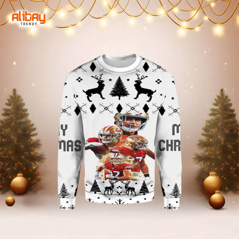 49ers Number 97 Ugly Christmas Sweater