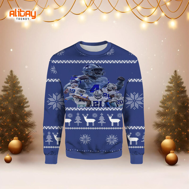 A Football Team Dallas Cowboys Ugly Christmas Sweater