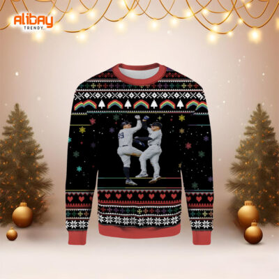 Aaron Judge and Anthony Rizzo NY Yankees Ugly Sweater