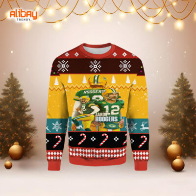 Aaron Rodgers Green Bay Packers Ugly Sweater