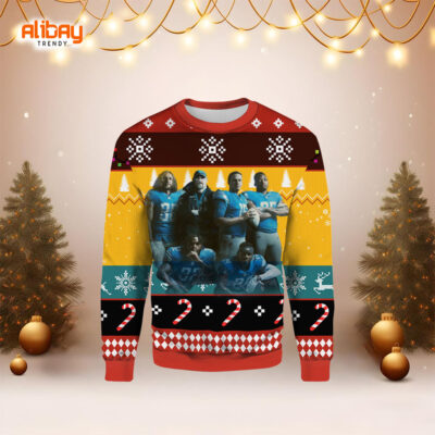 American Football Detroit Lions Ugly Christmas Sweater