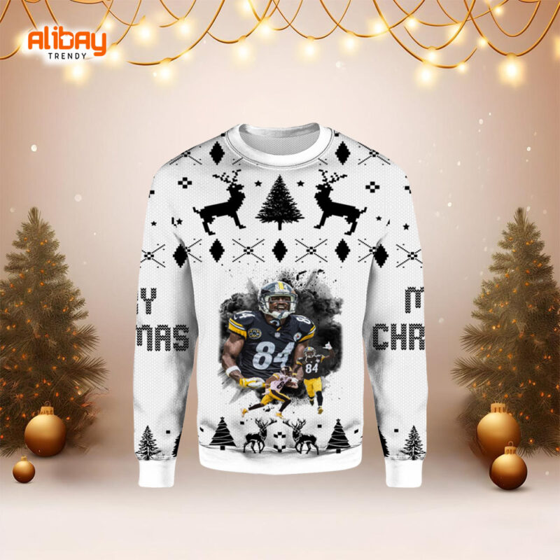 Antonio Brown Pittsburgh Steelers Ugly Christmas Sweater