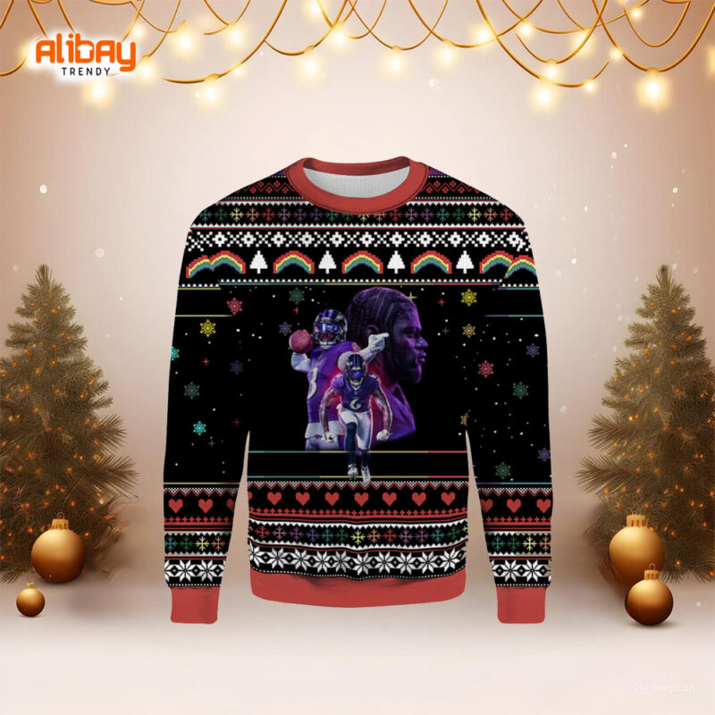 Baltimore Ravens Gameday Ugly Christmas Sweater