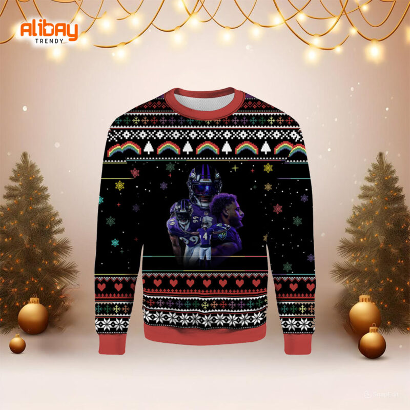 Baltimore Ravens Our Nest Ugly Christmas Sweater