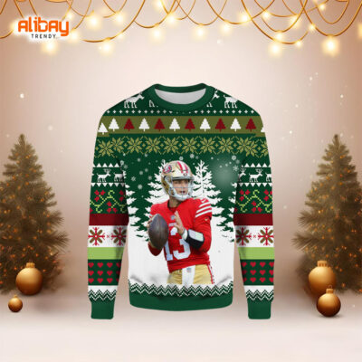 Brock Burdy NFL 49ers Ugly Christmas Sweater