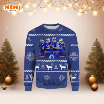 Buffalo Bills Ugly Christmas Sweater 2024 Pro Bowl Games