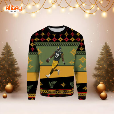 Calvin Austin III Pittsburgh Steelers Ugly Christmas Sweater