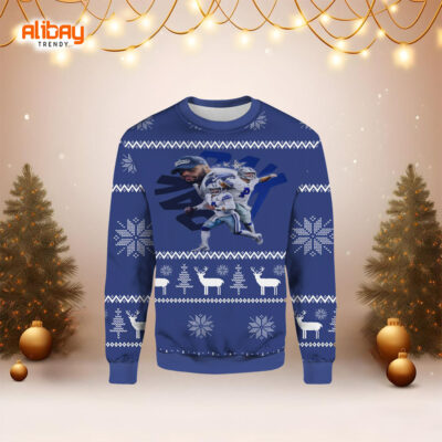 Dak Prescott Cowboys Ugly Christmas Sweater