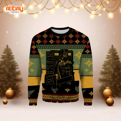 Darth Vader Green Bay Packers Ugly Christmas Sweater