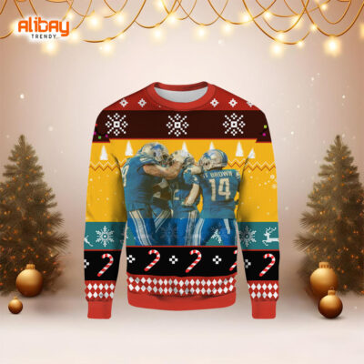 Detroit Lions Win Ugly Christmas Sweater