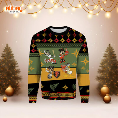 Disney San Francisco Giants Ugly Christmas Sweater