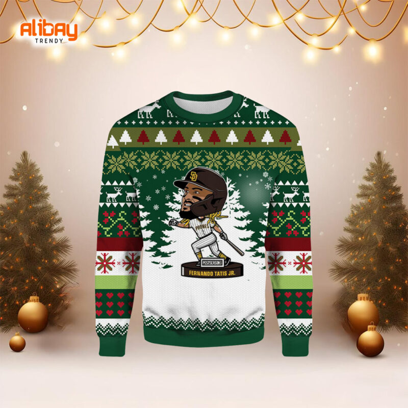 Fernando Tatis JR. The San Diego Padres Christmas Sweater