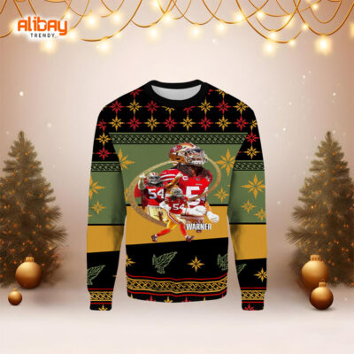 Fred Warner SF 49ers Ugly Christmas Sweater