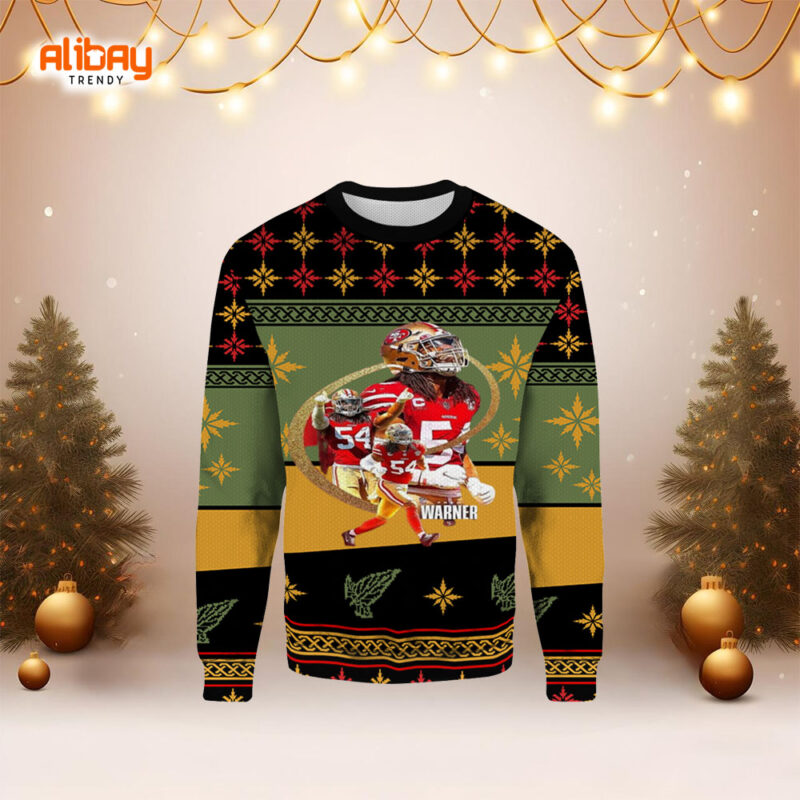 Fred Warner SF 49ers Ugly Christmas Sweater