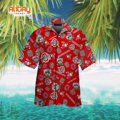 Funny Ohio State Buckeyes Surfside Hawaiian Shirt