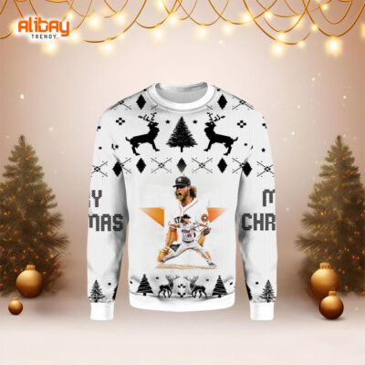 Gerrit Cole Houston Astros Ugly Christmas Sweater