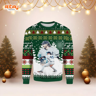 Gerrit Cole New York Yankees Ugly Christmas Sweater