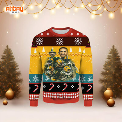 Green Bay Packers Football Ugly Christmas Sweater