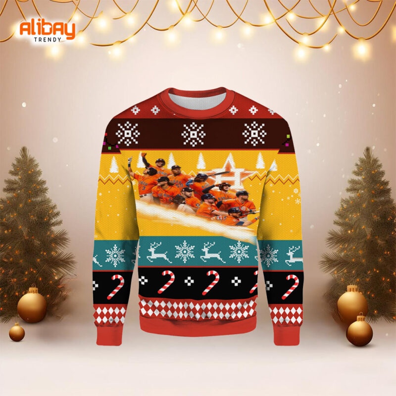 Houston Astros World Series Bound Team Ugly Sweater